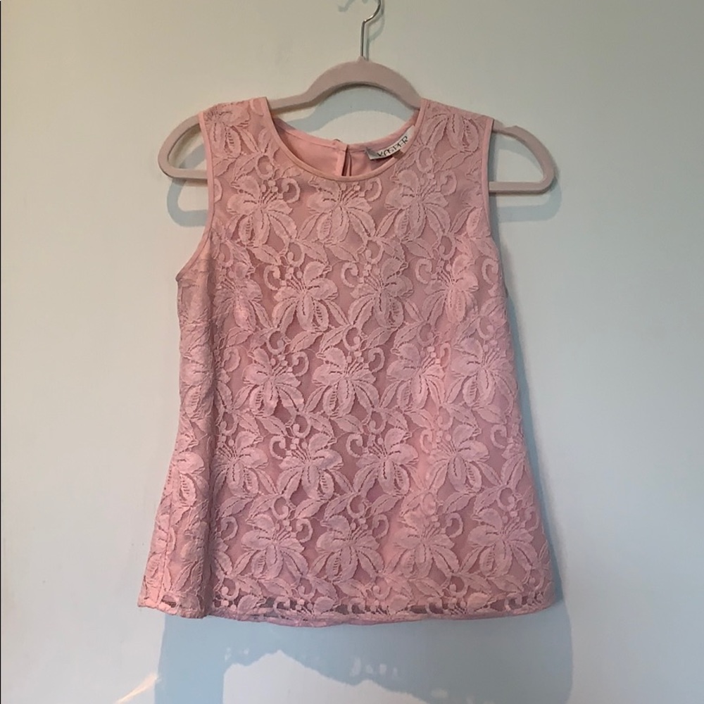 Light Pink Lace Blouse